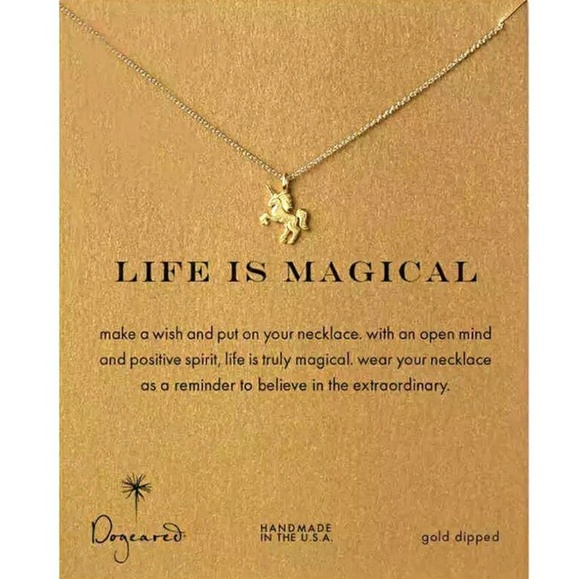 Jewelry - 🆕️Life is Magial Unicorn Reminder Necklace